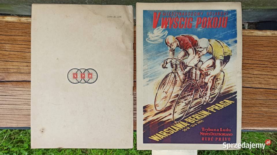 Program V 1952r i VII 1954r Wyścigu Pokoju łódzkie