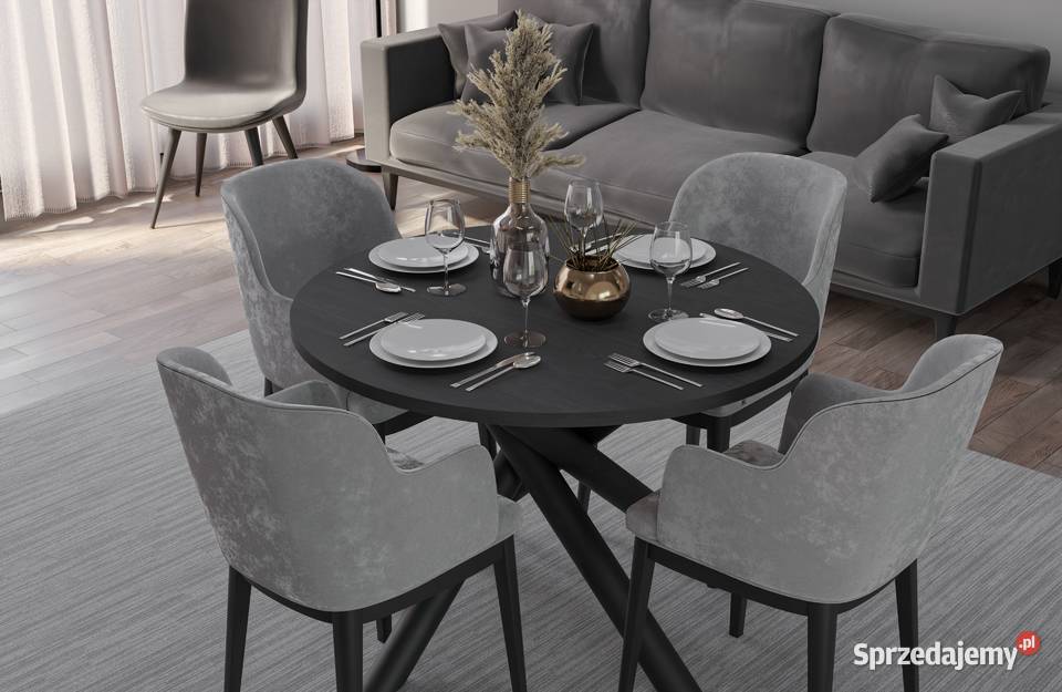 Nowoczesny okrągły stół OSLO 110 sprzedam