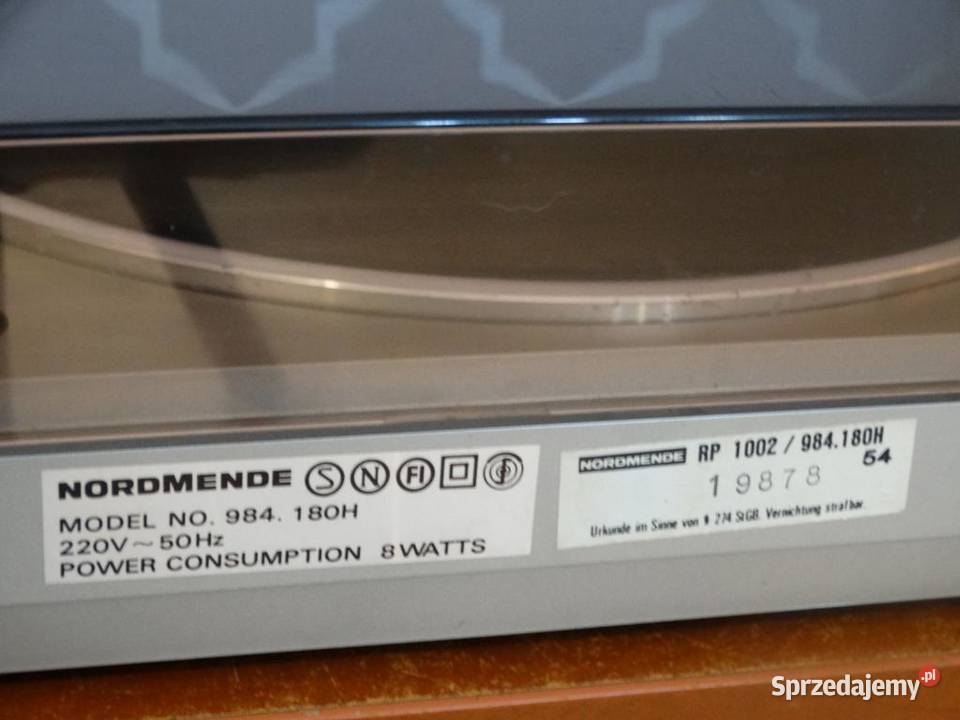 Gramofon Nordmende RP1002 ładny i sprawny z podkarpackie Jasło