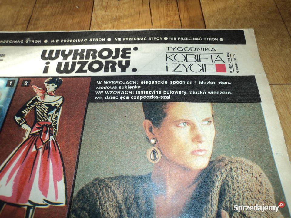 Wykroje i wzory Kobieta i życie 1 Czasopisma Nowy Sącz