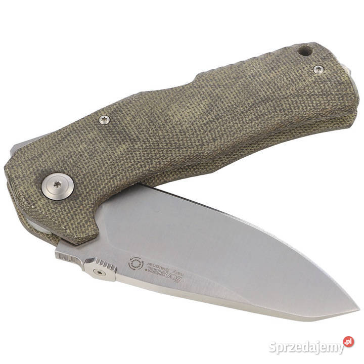 Nóż składany LionSteel TM1 Green Canvas Micarta Warszawa