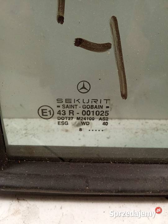 Szyba Trójkątna Lewa Tylna Mercedes W210 95 Bralin
