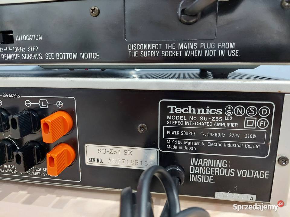 Technics Amplifier SUZ55 and Technics Tuner podlaskie Łapy