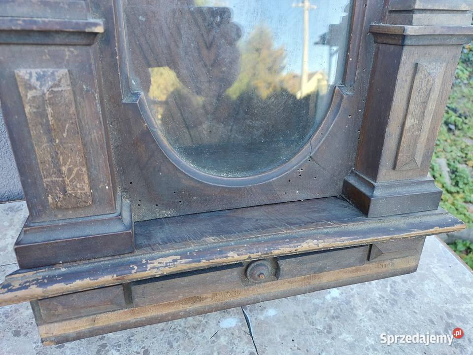 S104 Skrzynia skrzynka obudowa starego zegara Tczew