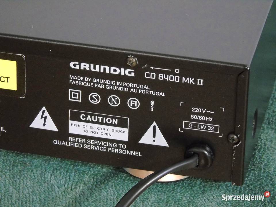 Odtwarzacz CD Player Grundig CD 8400 TDA 1541 Jasło