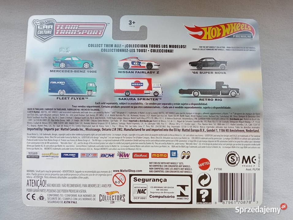 Hot Wheels Premium TT MercedesBenz 190 E 10 z Samochody i pojazdy śląskie