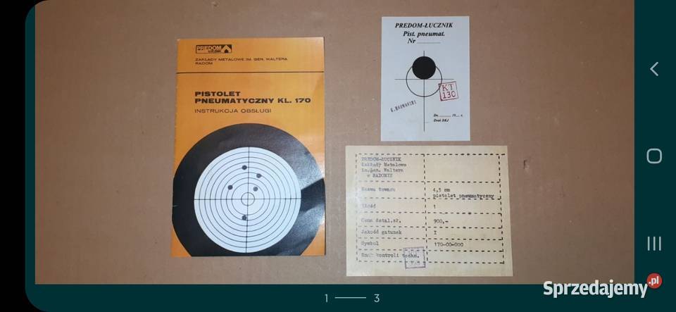 Łucznik wz70 instrukcja obsługi Pozostałe