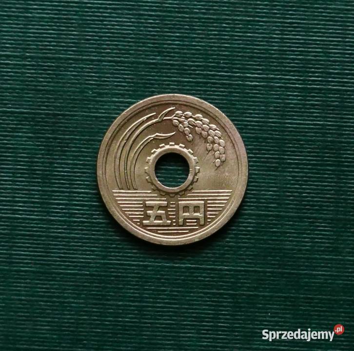 Japonia 5 jenów 1975r Numizmatyka Gliwice