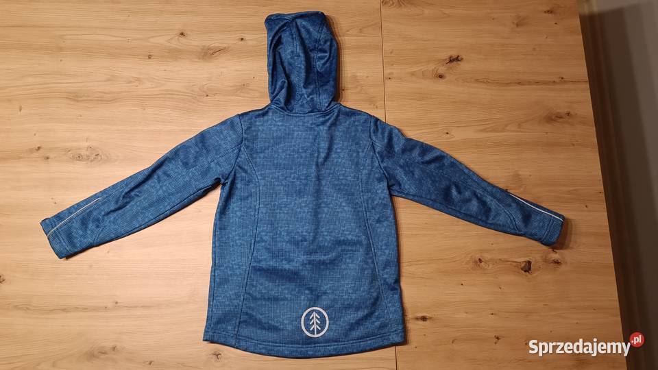 Kurtka wiatrówka Softshell niebeiska wiek 810 Łódź