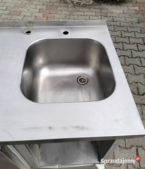 Zlew gastronomiczny zabudowany 151x65x90 sprzedam