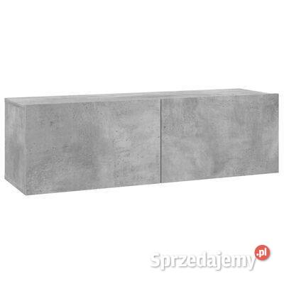 vidaXL Szafka pod TV, szarość betonu, 100x30x30 cm, płyta wi