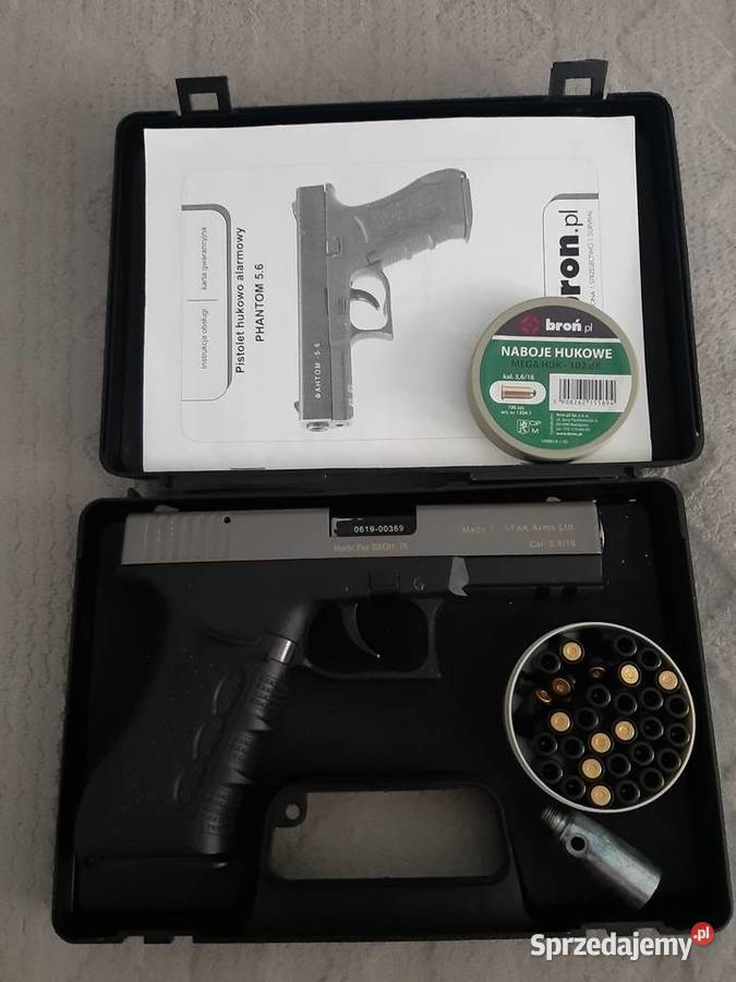 Pistolet hukowy Phantom 6mmstan mazowieckie Grodzisk Mazowiecki