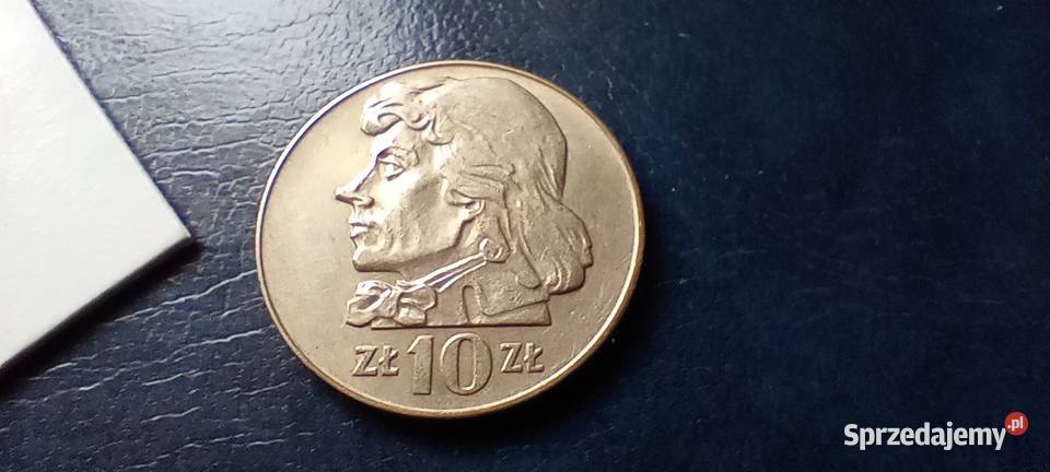 Stare monety 10 złotych 1969 Tadeusz Kościuszko Lesko