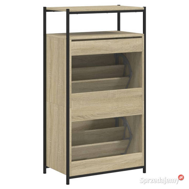 Szafka na buty dąb sonoma 60x34x112 WM840030 Warszawa