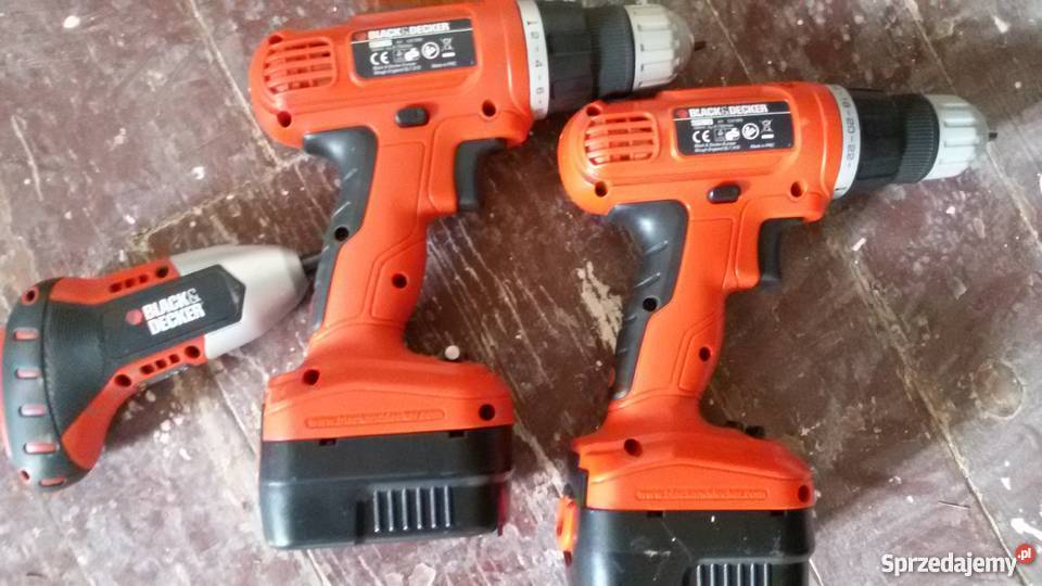 Wkrętarki akumulatorowe BlackDecker mazowieckie Ostrów Mazowiecka sprzedam