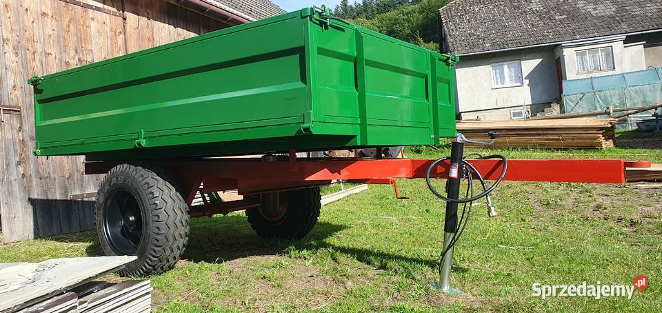 Przyczepa jednoosiowa wywrotka na 3 strony Budzów