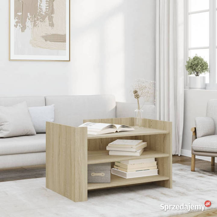 Stolik kawowy dąb sonoma 80x50x50 materiał sprzedam