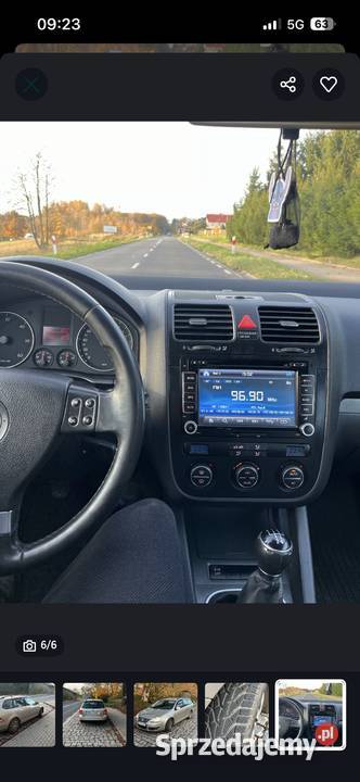 Golf 5 2008r sprzedamzamienie 140KM Golf Lubczyna