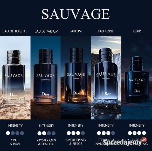 Perfumy męskie Dior Sauvage Eau forte bez podlaskie Białystok