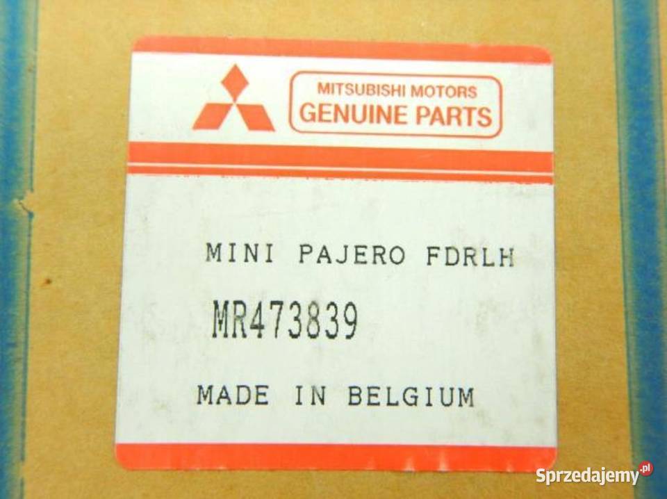 SZYBA DRZWI LEWY PRZÓD MISTUBISHI PAJERO 9905