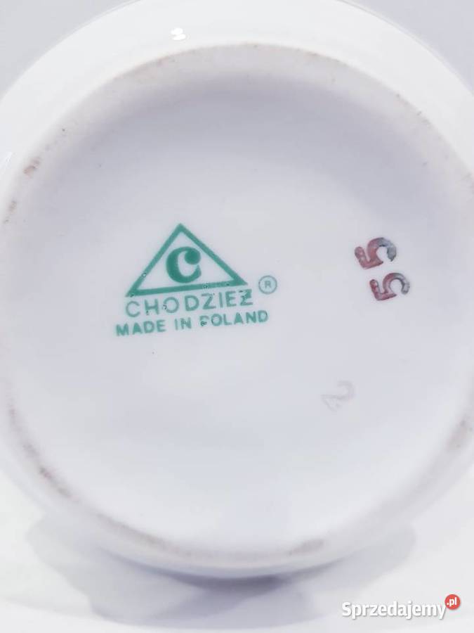 Logowany wazonik z porcelany Chodzież Porcelana i szkło śląskie Dąbrowa Górnicza sprzedam