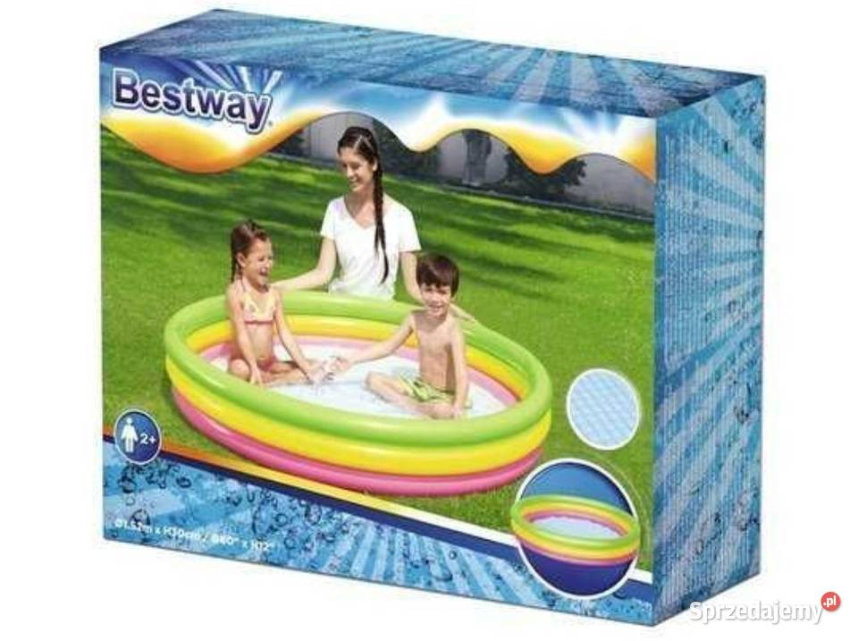 Bestway kolorowy Basenik dmuchany 152x30 51103 sprzedam