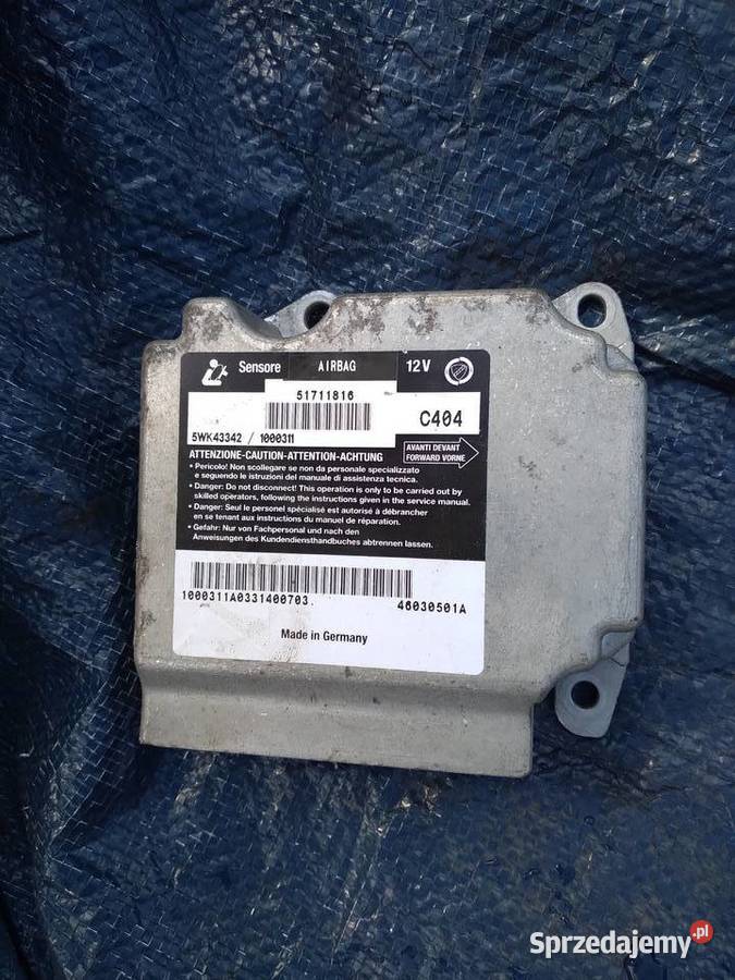Fiat Stilo sensor air bag 51711816 Strzelce Krajeńskie