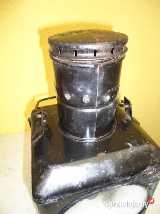 Kolekcjonerska lampa kolejowa sygnalizacyjna Nowy Sącz