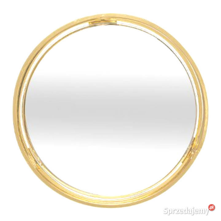 Taca lustrzana złota metalowa GLAMOUR 30 Kanie