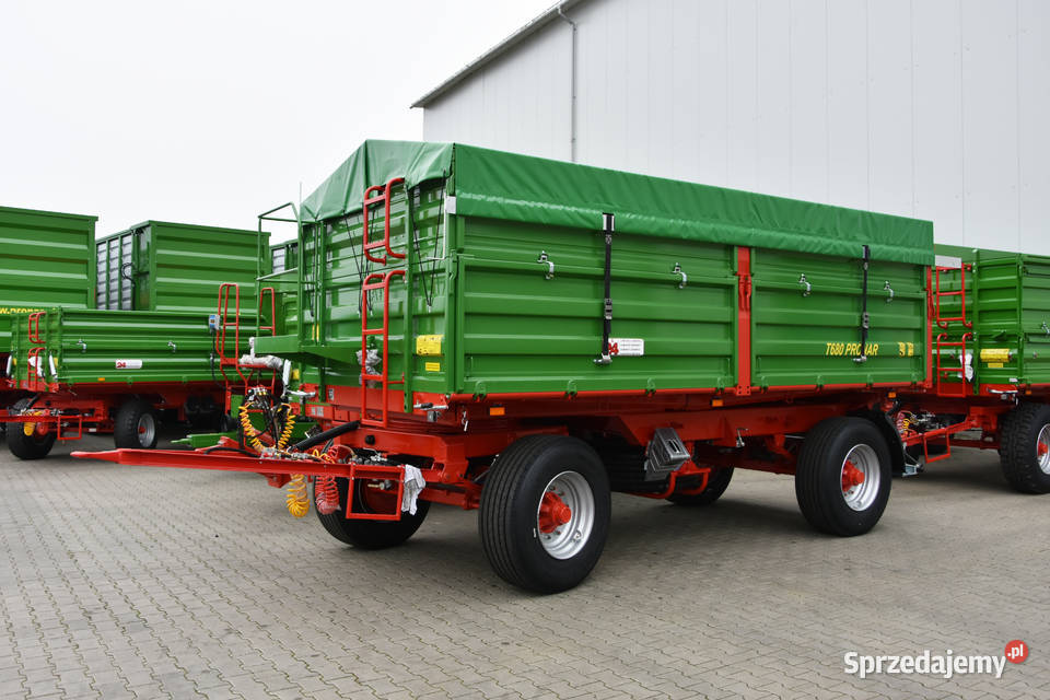 Przyczepa rolnicza dwuosiowa przyczepy Pronar Rogóźno