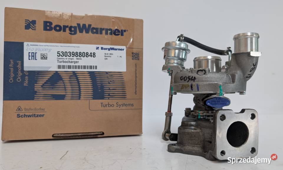 Nowa turbosprężarka BorgWarner KKK 53039700848 Turbosprężarki Siedlce
