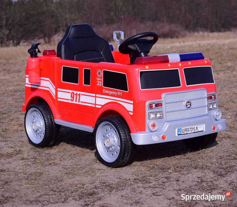 Auto samochód na akumulator STRAŻ POŻARNA Z Myszków
