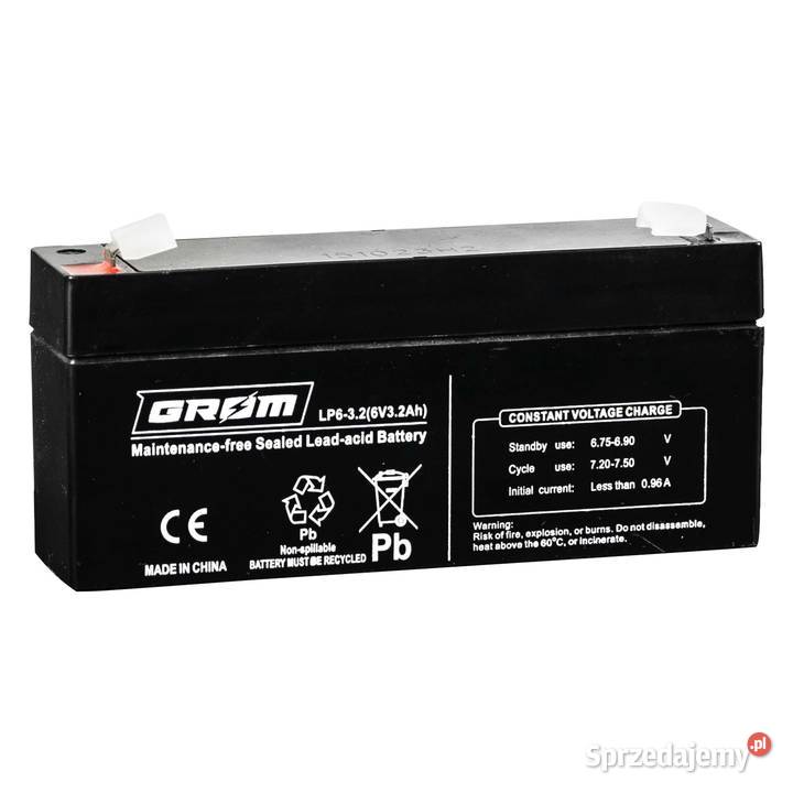 Akumulator GROM LP632 32Ah 6V Lublin