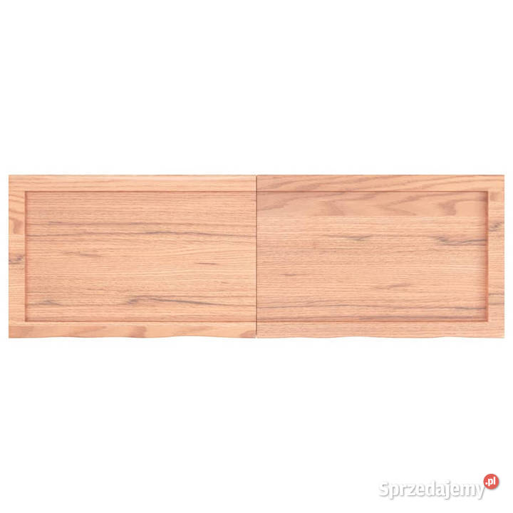 Półka brązowa 120x40x26 lakierowane lite drewno Warszawa