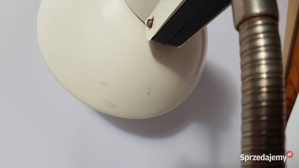 Lampka biurkowa ART Polam Wilkasy PRL śląskie Dąbrowa Górnicza