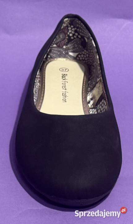 Czarne gładkie baleriny rozmiar 36 AKS5 mazowieckie Żyrardów