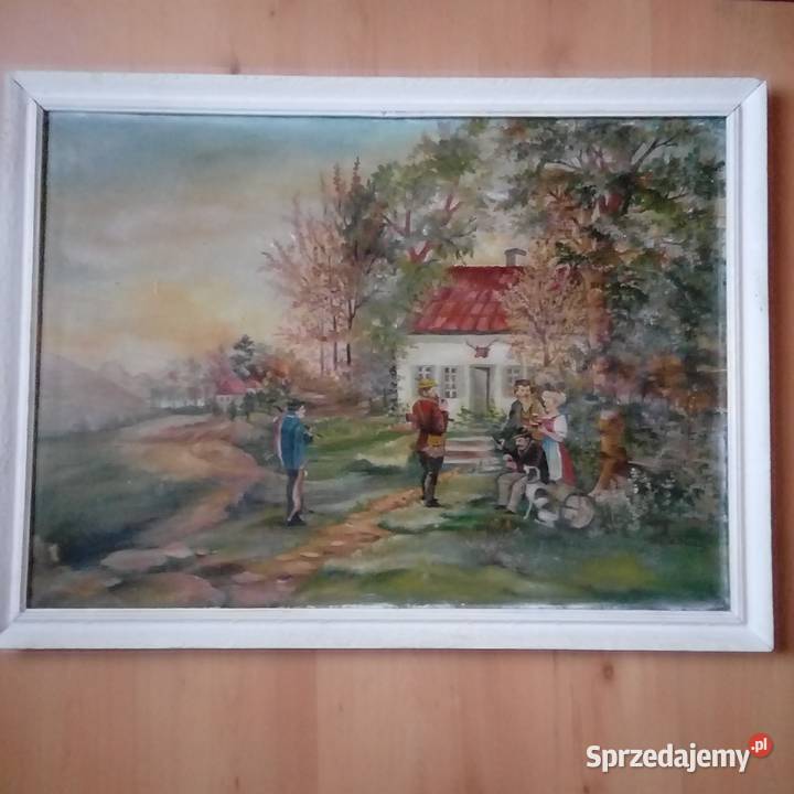 Obraz piekny recznie malowany Bogatynia