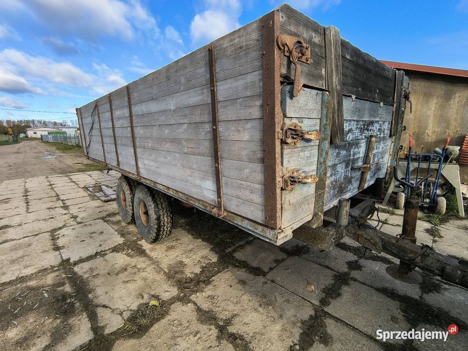 Przyczepa wywrotka 3 strona że Szwecji tandem Lubawa sprzedam