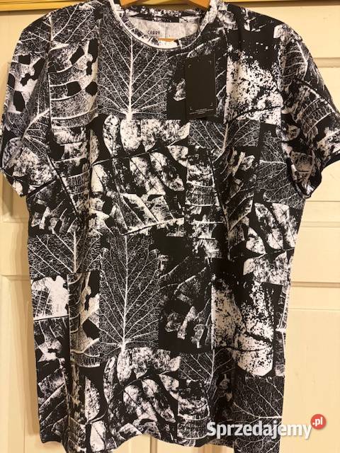 Tshirt koszulka bawełniana L Carry męska czarno Częstochowa sprzedam