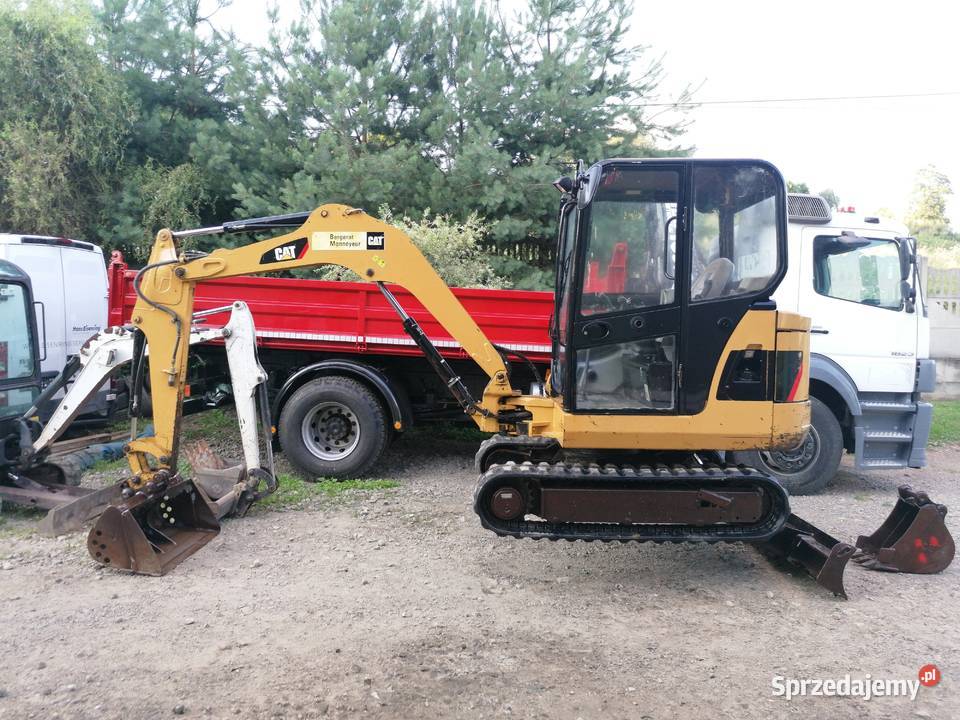 Caterpillar 3025C MiniKoparka Waga 2850 2 Łyżki Chełmiec