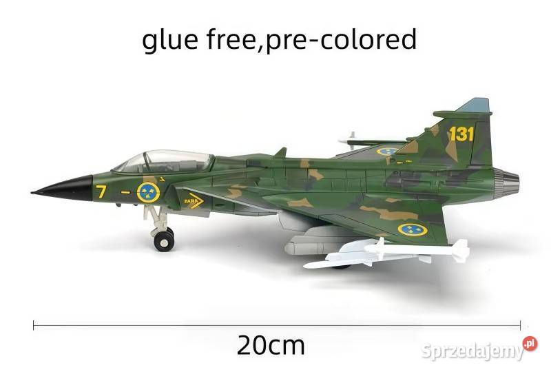 Samolot JAS39 Gripen Diecast Skala 172 mazowieckie Milanówek sprzedam