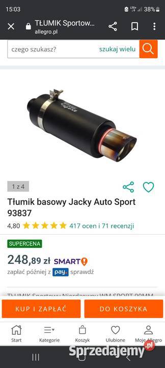 Tłumik sportowy Myszków