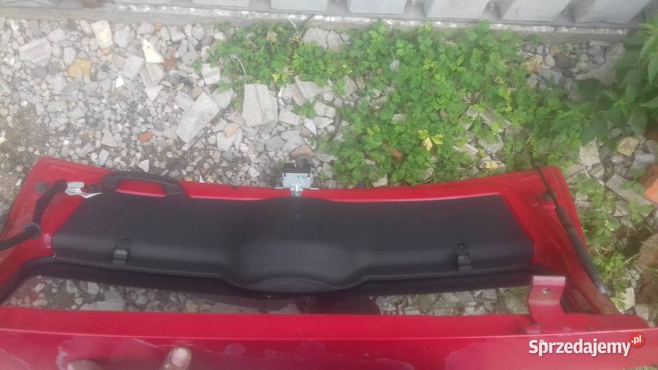 Klapa tylna bagażnika kompletna czerwona Opel Kraków sprzedam
