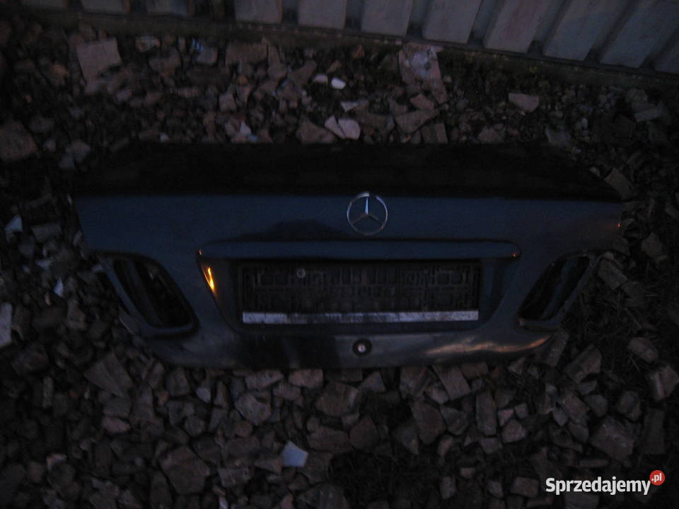 Klapa tylna tył bagażnika MercedesBenz CLK C208 osobowe