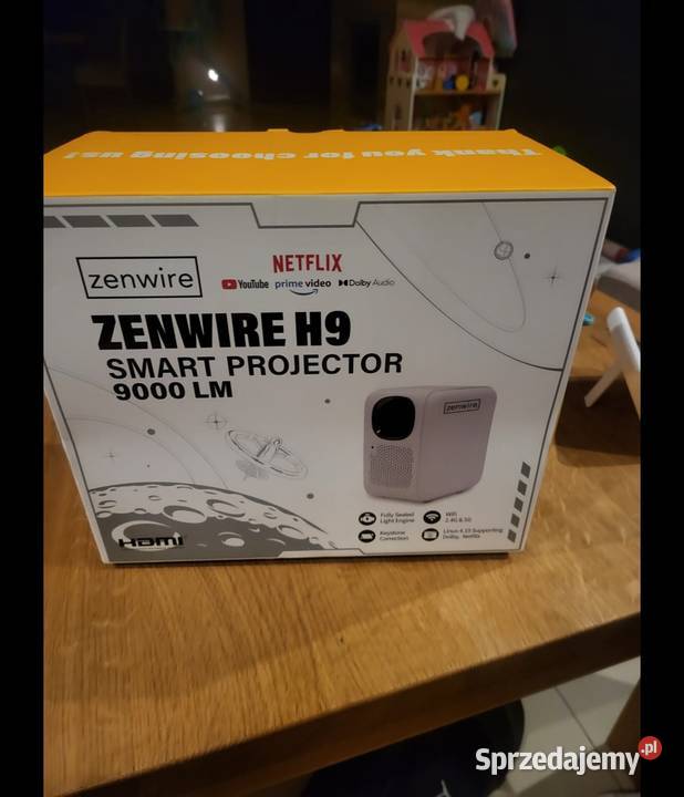 Projektor LED Full HD 4k rzutnik Zenwire H9 Monitory i projektory wielkopolskie Poznań