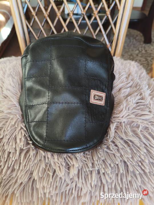 Nowa kurtka skórzana męska firmyJStyle czapka czarny sprzedam