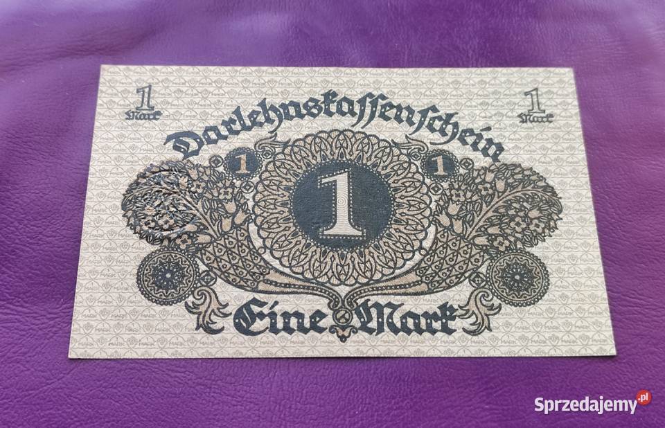 Banknot Niemcy 1 Marka 1920 Poszukiwany Rzadki Pruszków