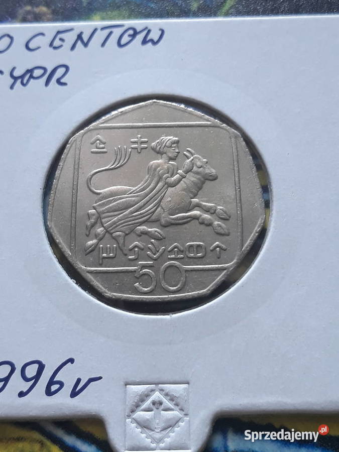 50 Centów Cypr 1996 r wielkopolskie