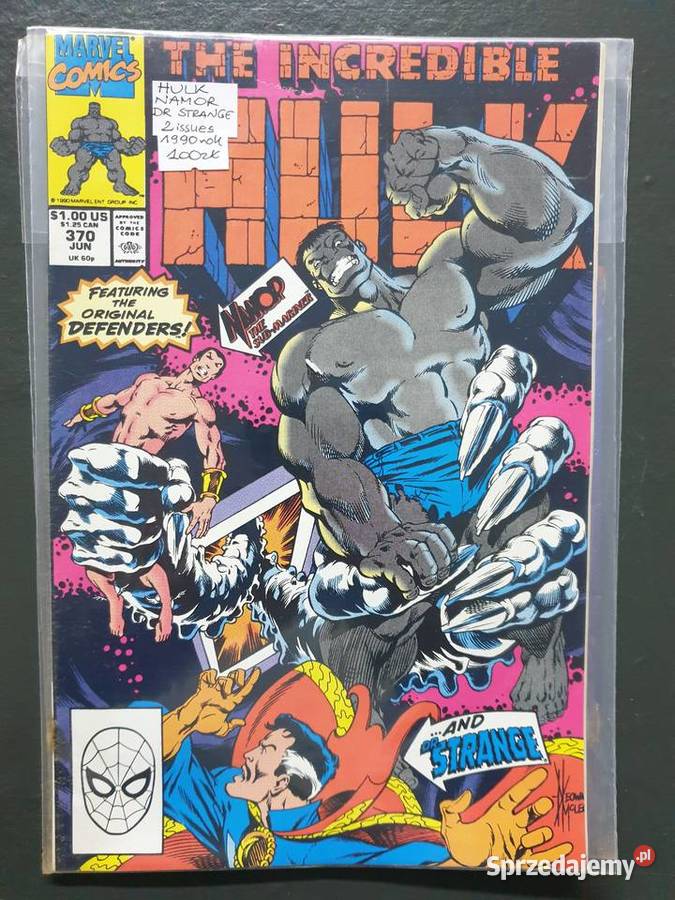 The Incredible Hulk 2 komiksy Marvel USA Dr Amerykańskie Gdynia sprzedam