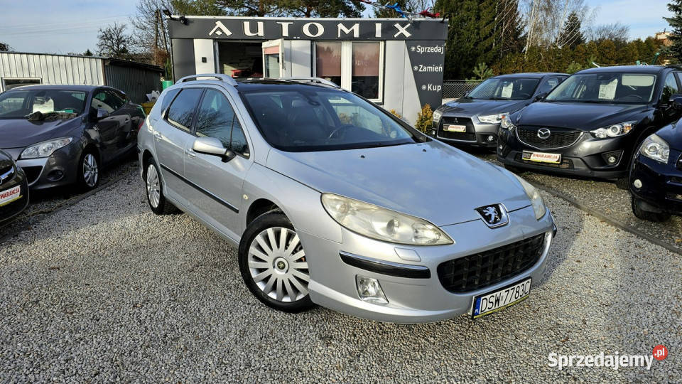 Peugeot 407 SW 22 BenyznaSuper Wyposażenie VAT marża Świdnica